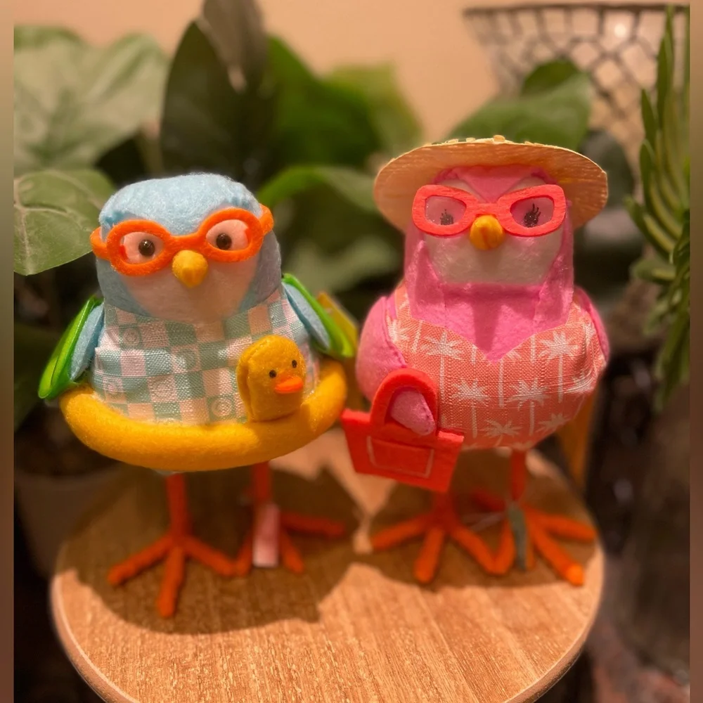 Target Sun Squad Summer Pink Fabric Beach Bird NWT